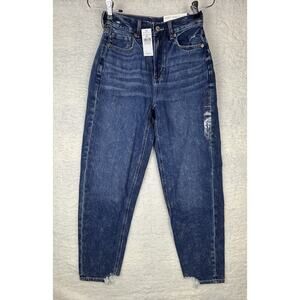 American Eagle Mom Jeans | Size 0 (25) | High Rise | NWT | Relaxed Fit